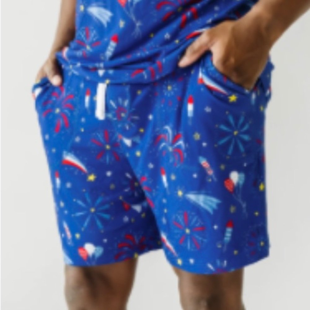 NEW w/tags Mens Little Sleepies Firecracker shorts